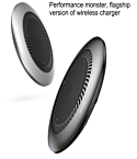 Baseus Whirlwind Wireless Qi Charger 10W (Fast Charge Edition)-Black