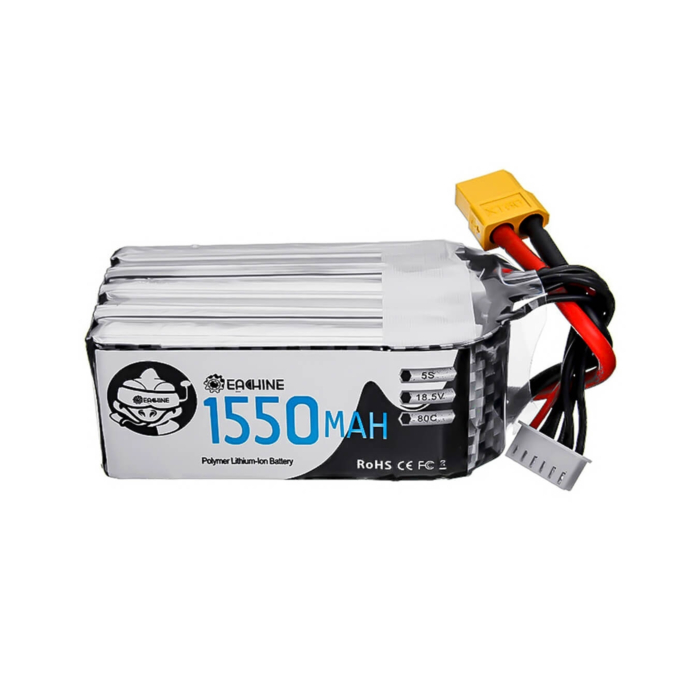 EW FPV Racing Drohne 5S 18.5V 1550mAh 80C Lipo Batterie XT60