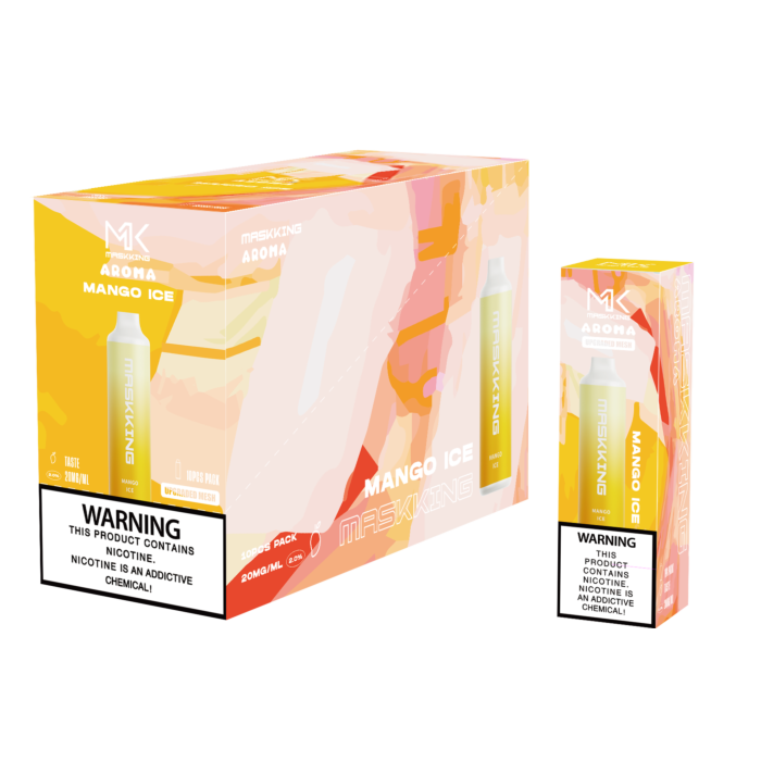 Vape E-cigarettes Flavor 6000 Puffs Peach Ice 10 pack