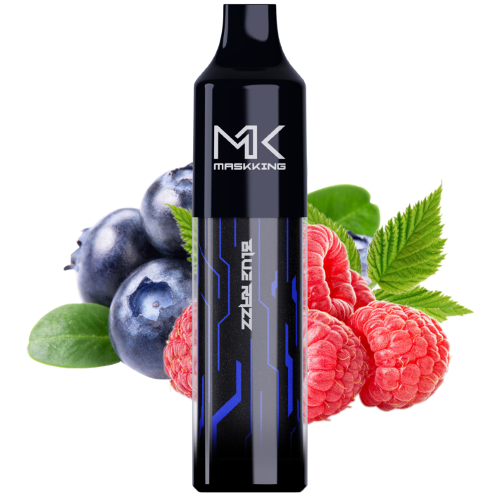 Vape E-cigarettes Super EVA 4000 Puffs-Raspberry-Blueberry-1